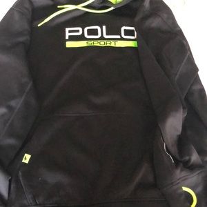 Polo thermo vent fleece hoodie